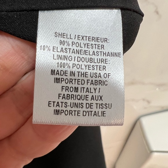 Milly black dress off shoulders, hardly worn, Size 2 - Picture 8 of 9